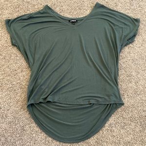 Express Olive Green T Shirt Size: Medium